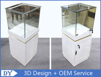 Display cabinet per gioielli in MDF con serratura OEM 450 X 450 X 1250MM